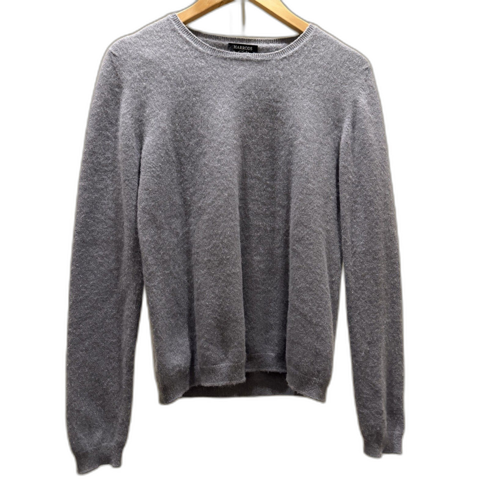 Harrods of London 100% Cashmere Crew Neck Sweater